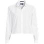 Women's No Iron Boxy Cropped Shirt