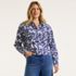 Women's No Iron Boxy Cropped Shirt, alternative image