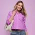 Women's No Iron Boxy Cropped Shirt, alternative image
