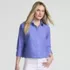 Women's No Iron Boxy Cropped Shirt, alternative image