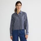 Women's No Iron Boxy Cropped Shirt