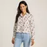 Women's No Iron Boxy Cropped Shirt, Front