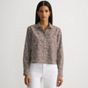 Women's No Iron Boxy Cropped Shirt