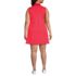 Women's Plus Size High Impact Sleeveless Polo Dress, Back