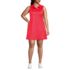 Women's Plus Size High Impact Sleeveless Polo Dress, Front