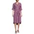 Women's Poplin Oversized Puff Sleeve Midi Shirt Dress, alternative image