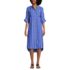 Women's Poplin Oversized Puff Sleeve Midi Shirt Dress, alternative image