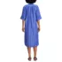 Women's Poplin Oversized Puff Sleeve Midi Shirt Dress, alternative image