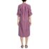 Women's Poplin Oversized Puff Sleeve Midi Shirt Dress, Back