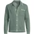 Men's Long Sleeve Button Through Summer Polo Cardigan, Front