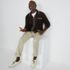 Men's Long Sleeve Button Through Summer Polo Cardigan, alternative image