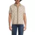 Men's Short Sleeve Tile Jacquard Button Down Sweater Polo, Front