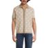Men's Short Sleeve Tile Jacquard Button Down Sweater Polo, Front