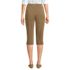 Women's Starfish High Rise Pintuck Capri Pants, Back