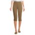 Women's Starfish High Rise Pintuck Capri Pants, Front