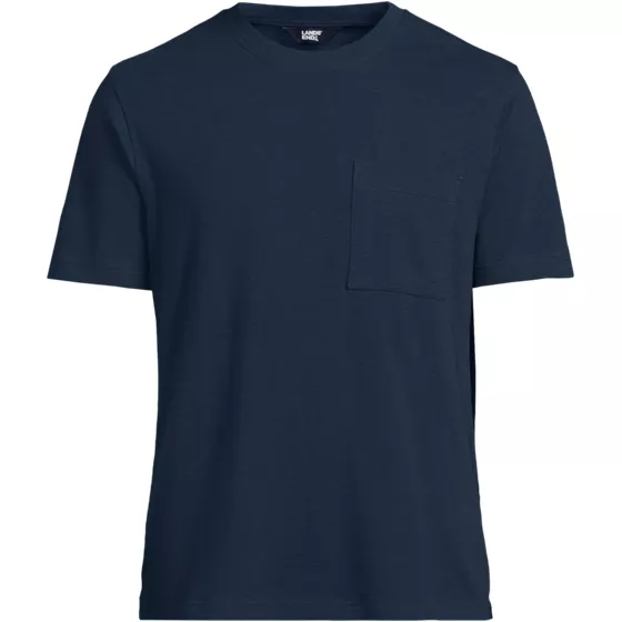 Men's Short Sleeve Cotton Linen Tee - primary