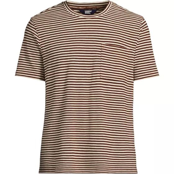 Men's Short Sleeve Cotton Linen Tee - primary