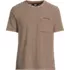 Men's Short Sleeve Cotton Linen Tee, Front