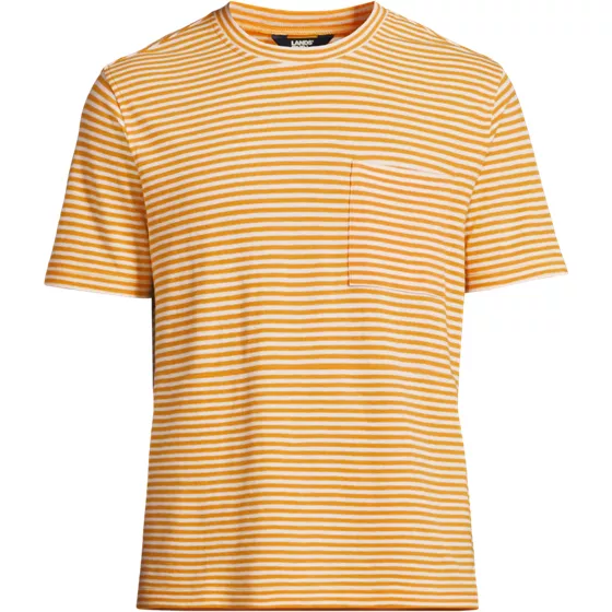 Men's Short Sleeve Cotton Linen Tee - primary