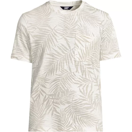 Men's Short Sleeve Cotton Linen Tee - primary