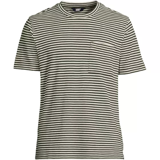 Men's Short Sleeve Cotton Linen Tee - primary
