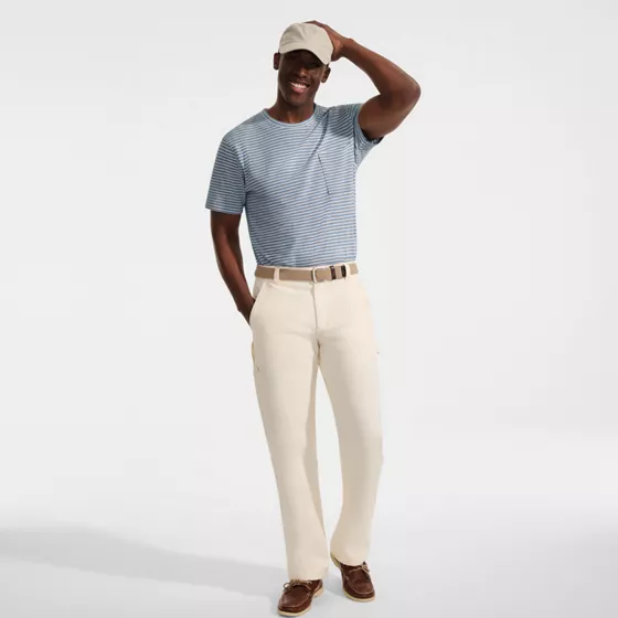 Men's Tall Short Sleeve Cotton Linen Tee - primary