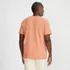 Men's Short Sleeve Cotton Linen Tee, Back