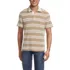 Men's Short Sleeve Cotton Linen Rugby Polo, Front