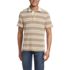 Men's Short Sleeve Cotton Linen Rugby Polo, Front