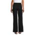 Women's Linen High Rise Elastic Back Wide Leg Cargo Pants, Back