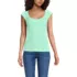 Women's Pointelle Cap Sleeve Top, Front