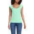 Women's Pointelle Cap Sleeve Top, Front
