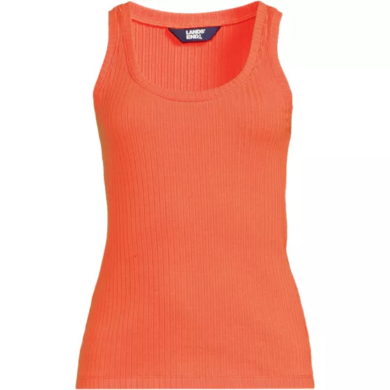 Women's Pointelle Rib UNeck Tank - primary