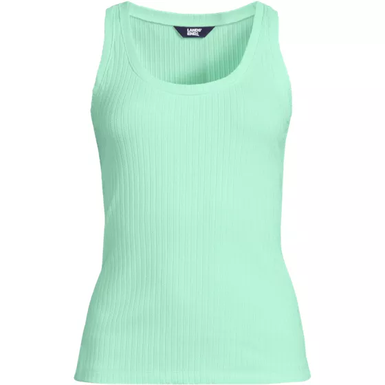 Women's Pointelle Rib UNeck Tank - primary