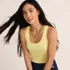 Women's Pointelle Rib UNeck Tank, alternative image