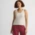 Women's Pointelle Rib UNeck Tank, Front