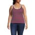 Women's Plus Size Pointelle Rib UNeck Tank, Front