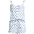 Women's Poplin 2 Piece Pajama Set - Tank Top and Shorts, Front
