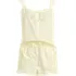 Women's Plus Size Poplin 2 Piece Pajama Set - Tank Top and Shorts, Front