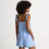 Women's Poplin 2 Piece Pajama Set - Tank Top and Shorts, Back
