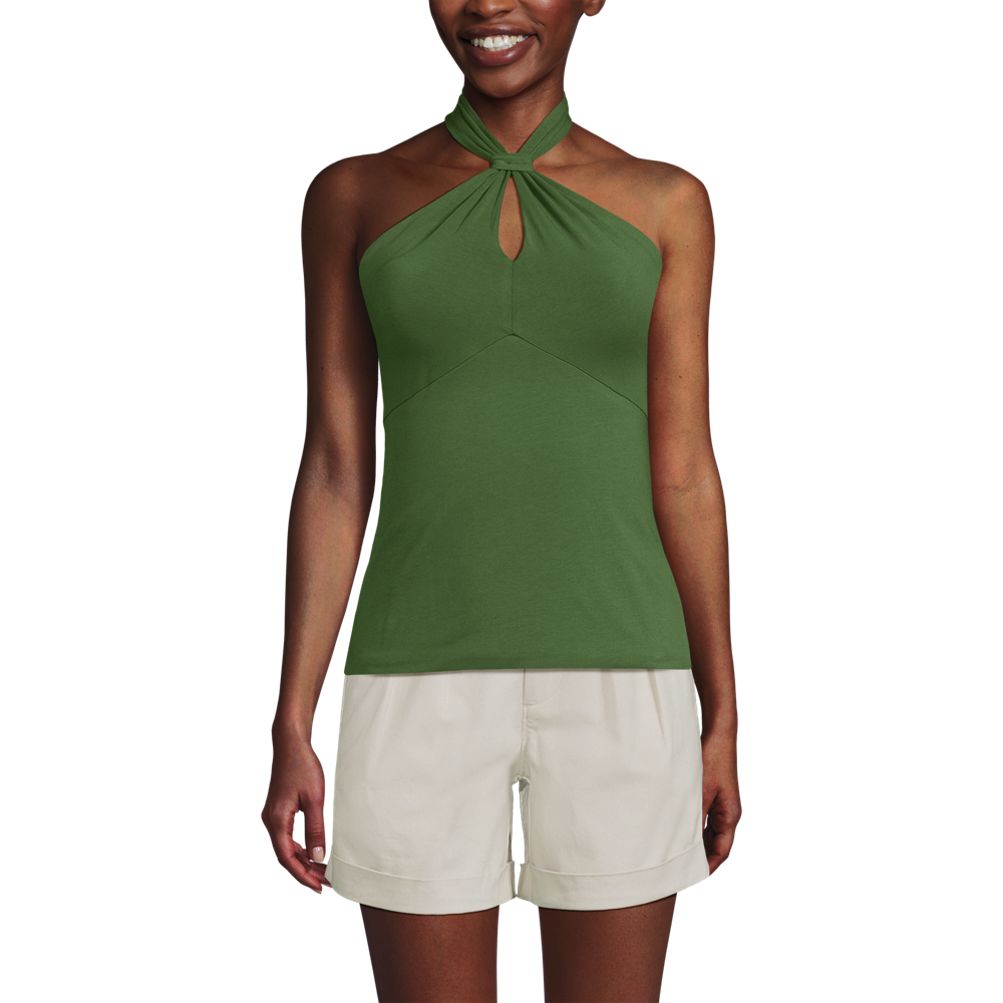 トップス theredthread S daring halter tops THEREDTHREAD / ザレッドスレッド】S daring halter tops