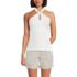 Women's Slender Twist Front Halter Top, Front