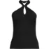 Women's Slender Twist Front Halter Top, Front