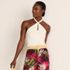 Women's Slender Twist Front Halter Top, alternative image