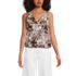 Women's Lightweight Jersey Blouson Vneck Tank, Front
