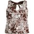 Women's Lightweight Jersey Blouson Vneck Tank, Front