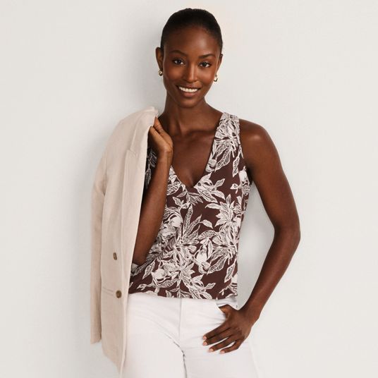Women's Brown Tank Tops | Lands' End