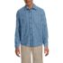 Men's Long Sleeve Knit Boucle Button Through Shirt, Front