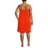 Women's Plus Size Cooling Knee Length Slip Nightgown, Back
