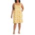 Women's Plus Size Cooling Knee Length Slip Nightgown, Front